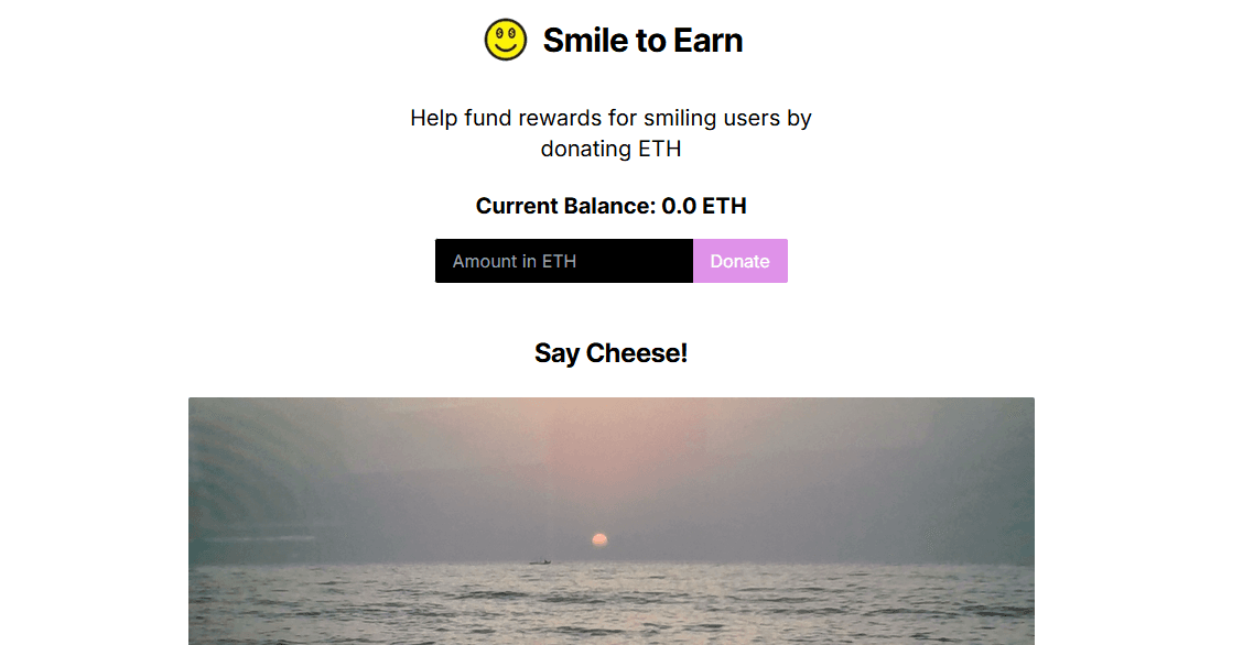 Smile to Earn
